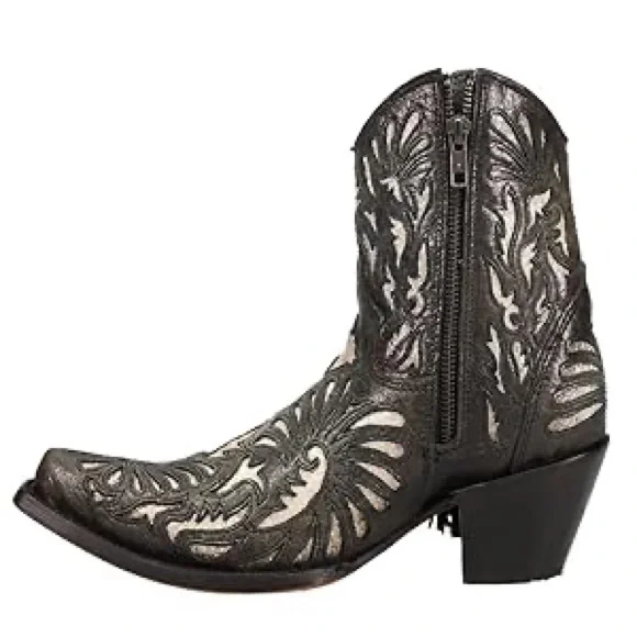 New Corral Boots C3828 Black Size 9 Women Western - Picture 3 of 5